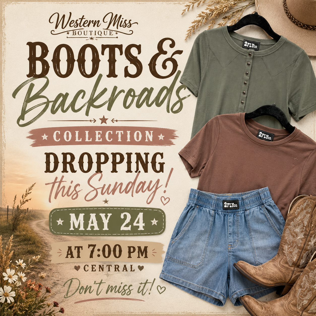 Boots & Backroads Collection