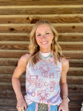 SADDLE SKETCH BABE TOP