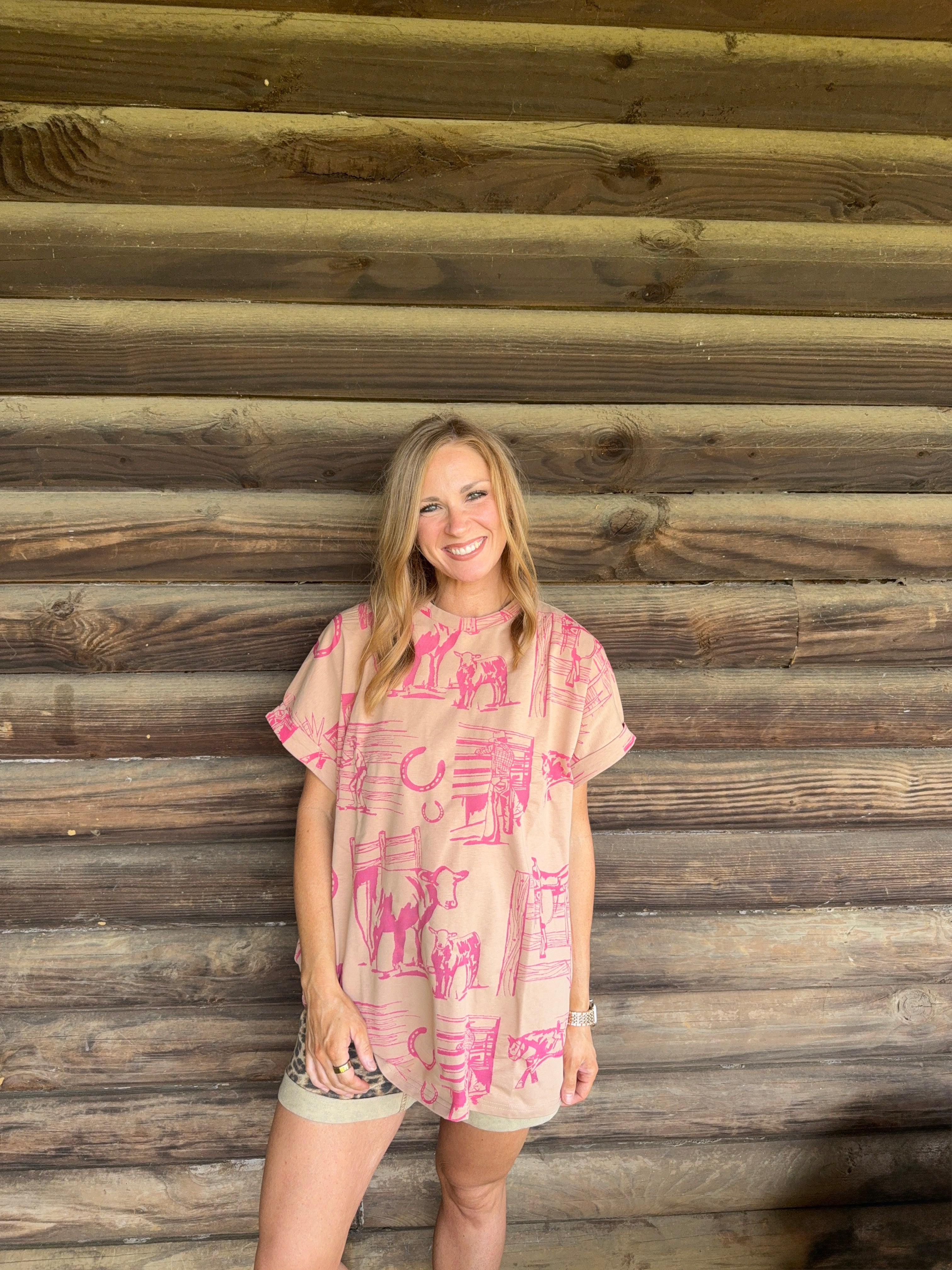 The Pink Rodeo Tee