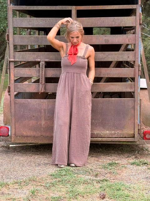 DUSTY TRAILS JUMPSUIT